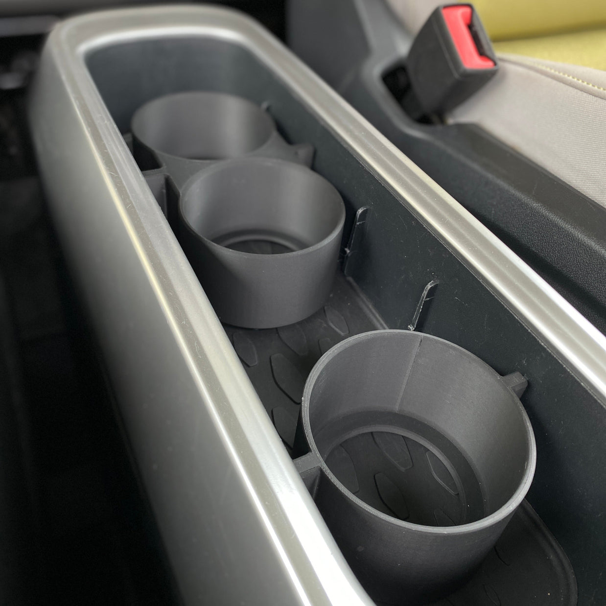 Double cup holder for VW ID. BUZZ (PLA)