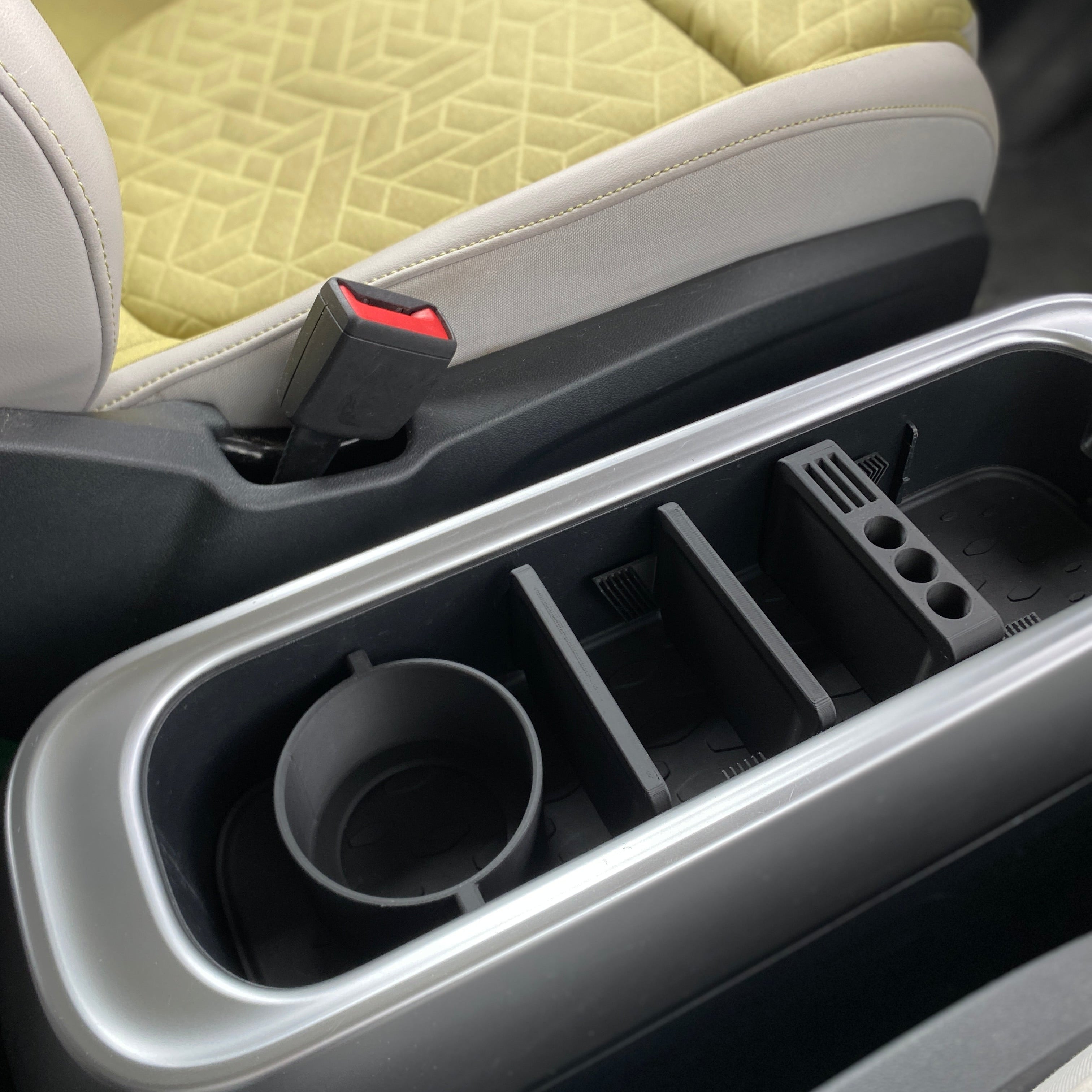Double cup holder for VW ID. BUZZ (PLA)