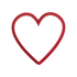 Christmas Heart Cutter Simple