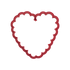 Christmas Heart Cutter With Wide Wavy Edge