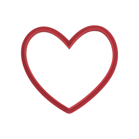 Christmas Heart Cutter Soft