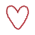 Christmas Heart Cookie Cutter With Tight Wavy Edge