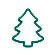 Christmas Tree Cutter Classic Zigzag