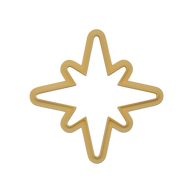 Christmas Star Star of Bethlehem Cutter Wide