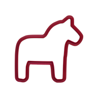 Inspired Swedish Dalar Horse Cutter