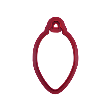 Christmas Ball Teardrop Shaped Cutter