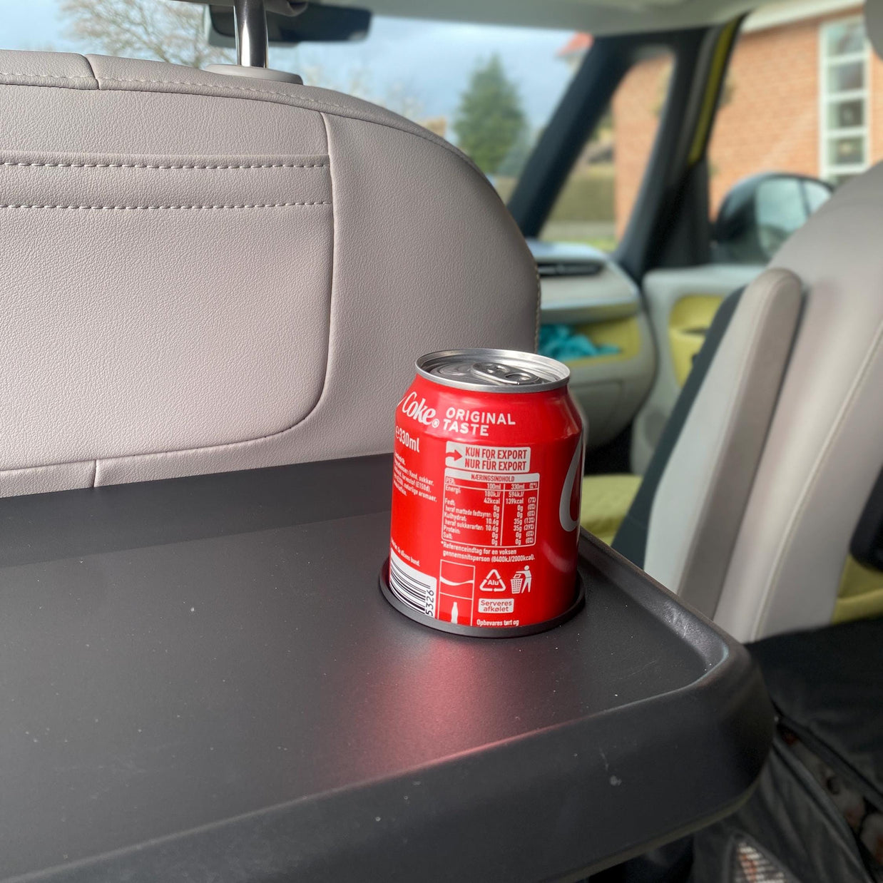 ID. Buzz Cup Holder Insert compatible for ID. Buzz Rear Tray – Drink Stabilizer for Back Seat - Tight fit no spills - Can Holder 3D Printed