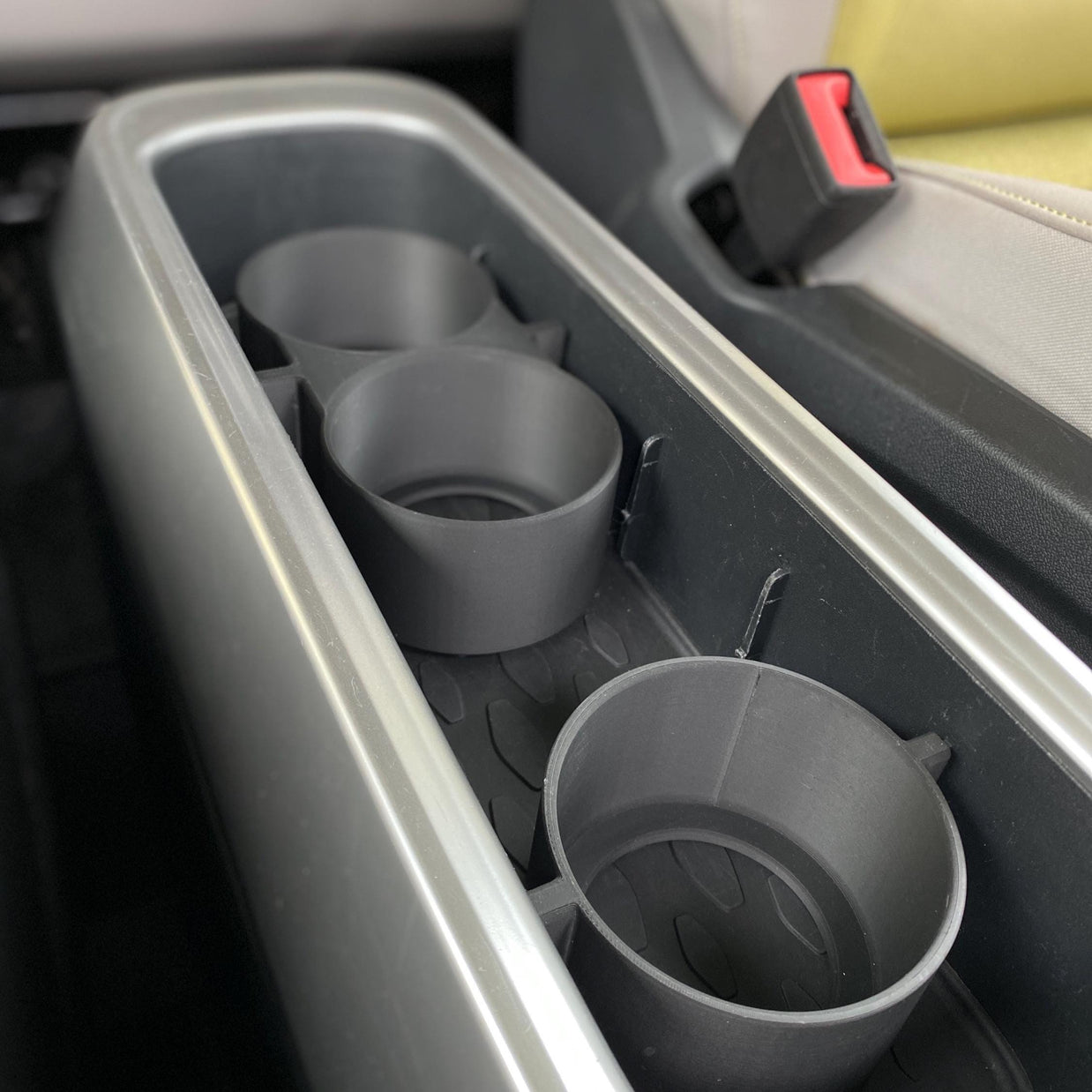 VW ID.Buzz 3D-Printed Console & Tray Accessories - Buzz Box Dividers, Cupholders, Money Storage, Card holder, Trashcan, Hidden Box